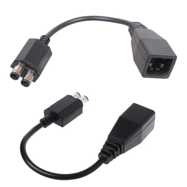 Socket Converter Adapter Ledning Kabel Strømforsyning for 360 Flat til Slim