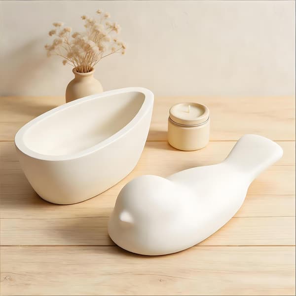 Solid silikonform for å lage nydelige fugletema-arrangementsbokser