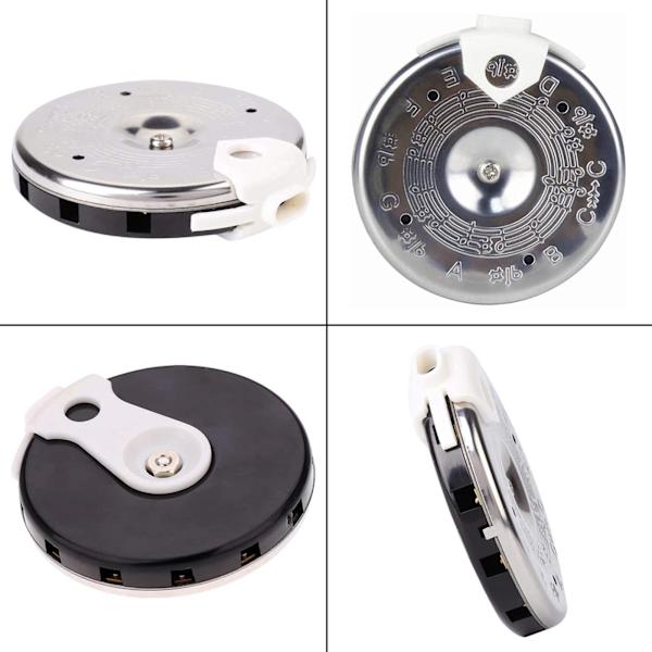 13 toner Pitch Pipe Tuner C-C Notväljare Elgitarr Tuner C-C Musiknoter Instrument Stämningsenhet Enkel att använda
