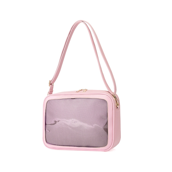 Tyttö Söpö Olkalaukku Naiset Läpinäkyvä Messenger-laukku Teini-ikäinen JK Crossbody-laukku Naisten käsilaukku Opiskelijan olkalaukku Ins