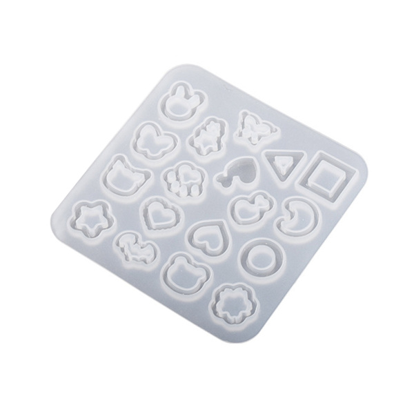 Not Star Resin Fyllningsform DIY Epoxihartsform för Flytande Sand Gjutform 2 piece set