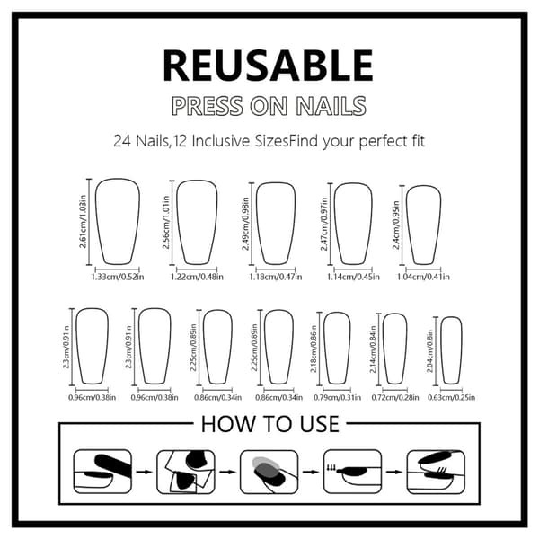 Thanksgiving Press on Nail Short Square Glossy Full Cover Fall False Nail 24Pcs
