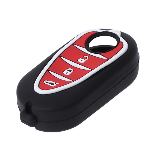 3 Knapper Silikone Bil Nøgle FOB Etui til Alfa Myth 159 GTO Myth til Giuli