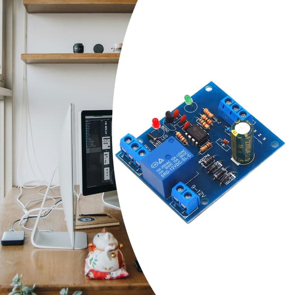 Væskeniveaukontrolkort 60 mm ABS-hus til pumpeautomatisering DIY