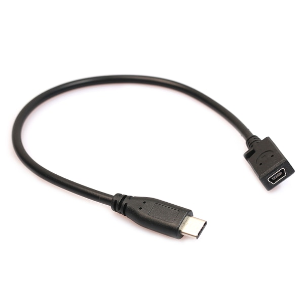 Typ C USB 3.1 hane till mini USB hona laddningsdatakabel för Nexus 6P