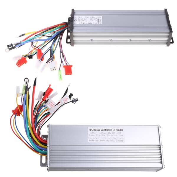 48-72V 1500W 4 I 1 E-cykel Scooter Børsteløs Intelligent Dual Modes Controller