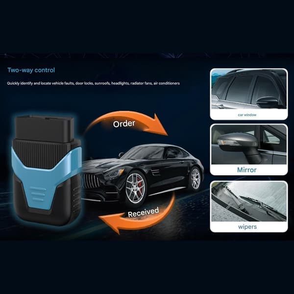 Real Time Data Læsning Automotive Diagnostisk Værktøj Professionel OBD2 Scanner