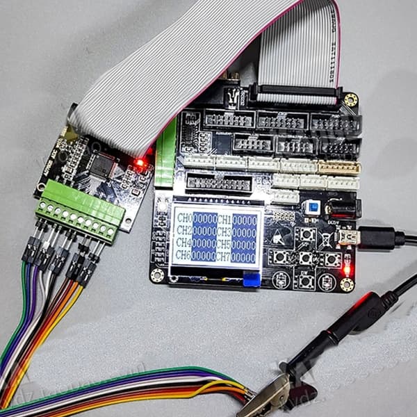ADC7606 Modul Flerkanals 16-bits ADC 8-kanals ADC Datainnsamlingsmodul