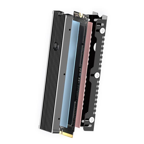 til M.2 NGFF 22110 Solid State Harddisk Køleplade til PCIE NVME til M.2 Køler