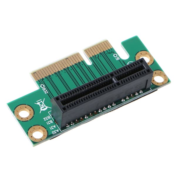 4X Adapter Riser-kort PCI E PCIE X1 till X1 Slot Converter-kort 1U Serverchassi