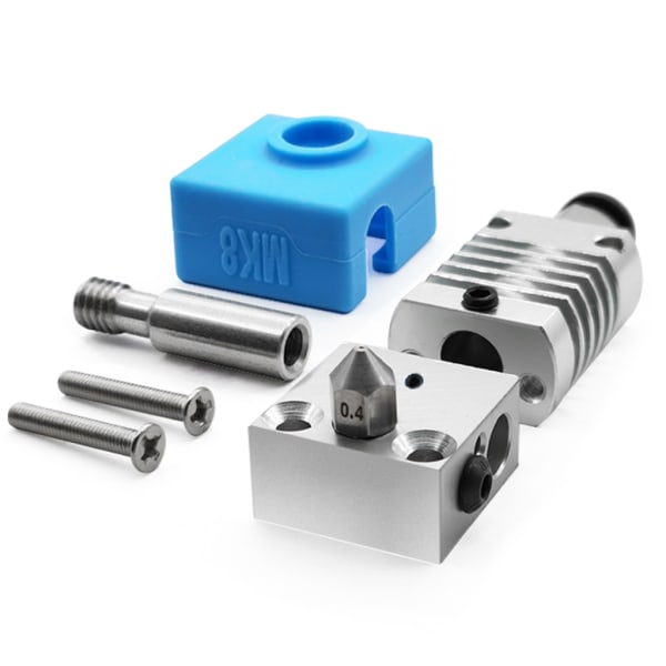Helt Metall Hotend Kit Extruder för Titanlegering Värmebrytare 1.75mm 4.1mm för CR-10/10S Ender 3/3S Skrivare Hög Temperatur