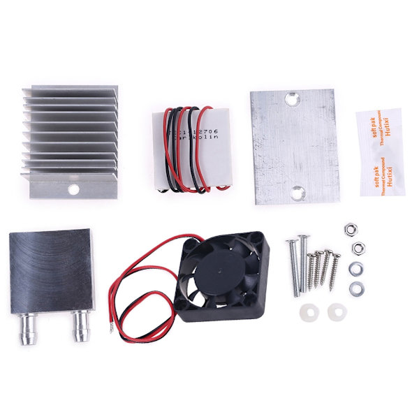 DIY Kit Termoelektrisk Peltier Kylsystem + Fläkt TEC1-12706