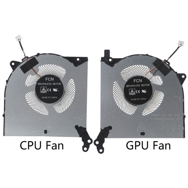 CPU GPU Fläkt Laptop Kylfläkt för DC 5V 0,5A 4-stift 4-trådar för Lenovo- R7000 Y7000 Y7000P 2020 Laptop Del Borstlös Mo CPU