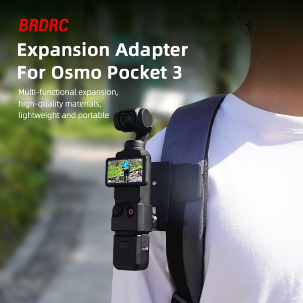 Kameraram Adapter Ryggsäck Clip Bröstband Pannband för POCKET 3 Kamera Expansion Adapter Kit D