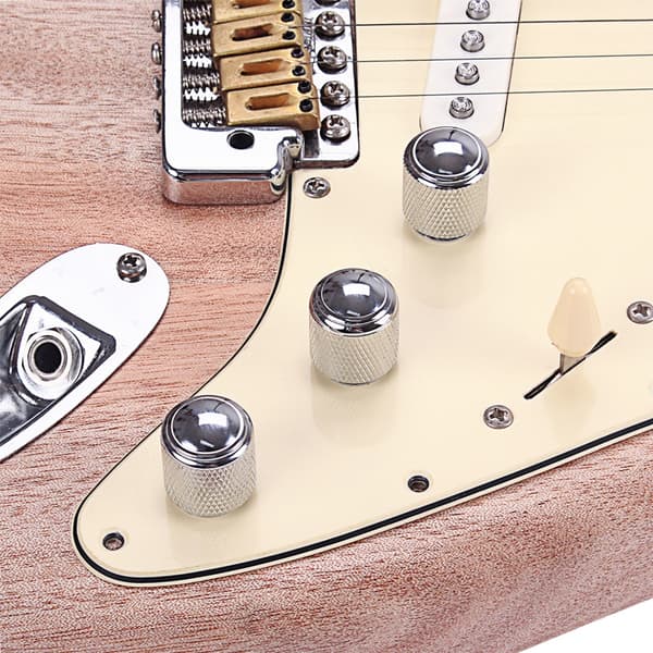 Volumknapper i aluminiumslegering for Strats Telecasters Basser Gitarer