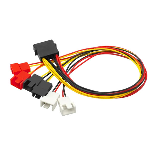 4-Pin Molex til 3-Pin/4-Pin blæser strømkabel computer køleblæser strømkabel