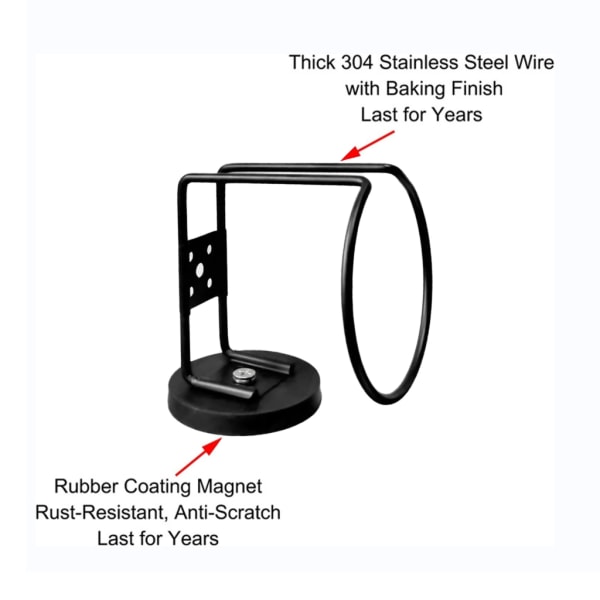 Magnetisk kopphållare, stark magnetisk kopphållare, magnetisk dryckeshållare för traktorklippare, magnetisk dryckesställ
