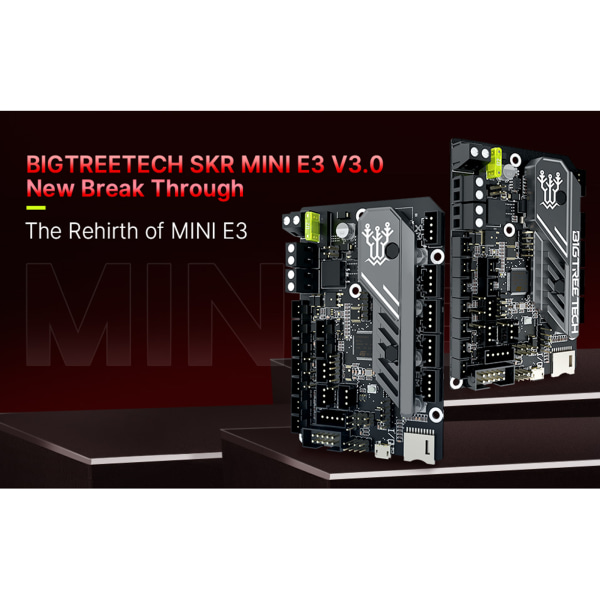 BIGTREETECH-SKR Mini E3 V3.0 Moderkort Med TMC2209 UART VS SKR 2 3D-skrivare Moderkort för Ender 3 Ender 5 Pro CR