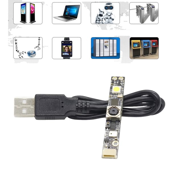 5MP USB-kamera OV5640 Sensorunderstøttelse 2592x1944 til RPi Lille Størrelse