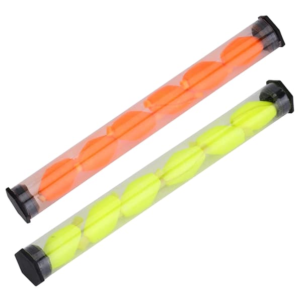 6st Float Foam Strike Indicators 20x10mm för flugfiske Mycket synbar olivform Float flugfisketillbehör Yellow