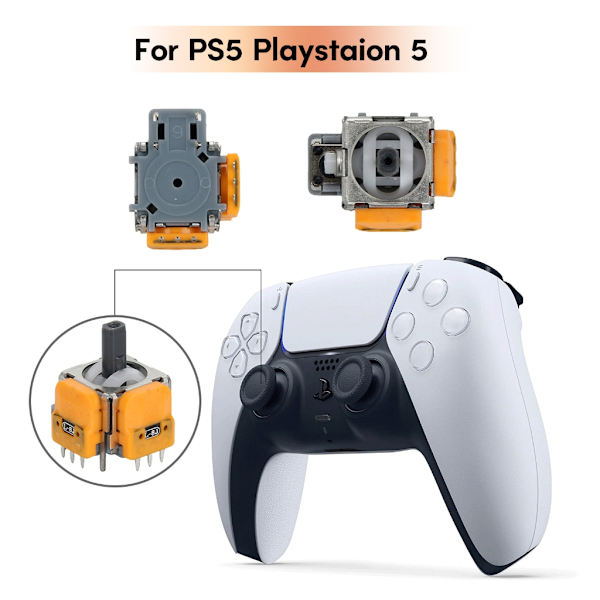 3D Analog Joystick Sensor Modul Potentiometer Thumb Stick kompatibel för Playstaion5 Wireless Controller Gamepad Reparation