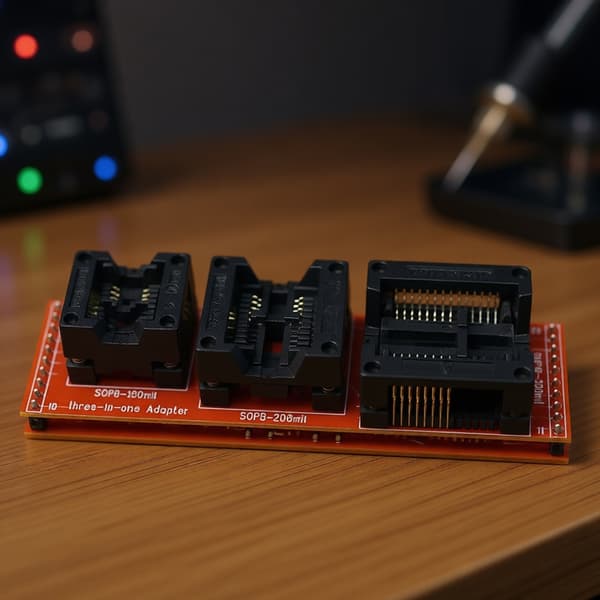SOP16 til DP8 Chip Adapter Brændesæde Adapter Konverteringssæde Erstatning