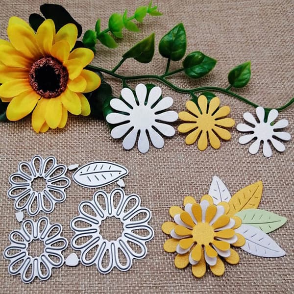 Blomsterblad Metall Kuttestanser Håndlaget Håndverk Barn Jenter Gutter