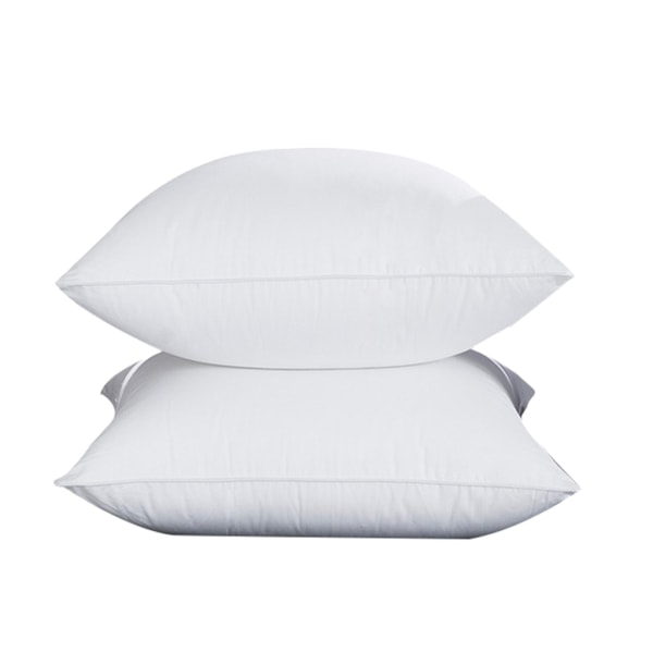 2 stk./sett Myk Bomull Innerfyllingspute Hvit Sofa for Setepute Hjemmebil D
