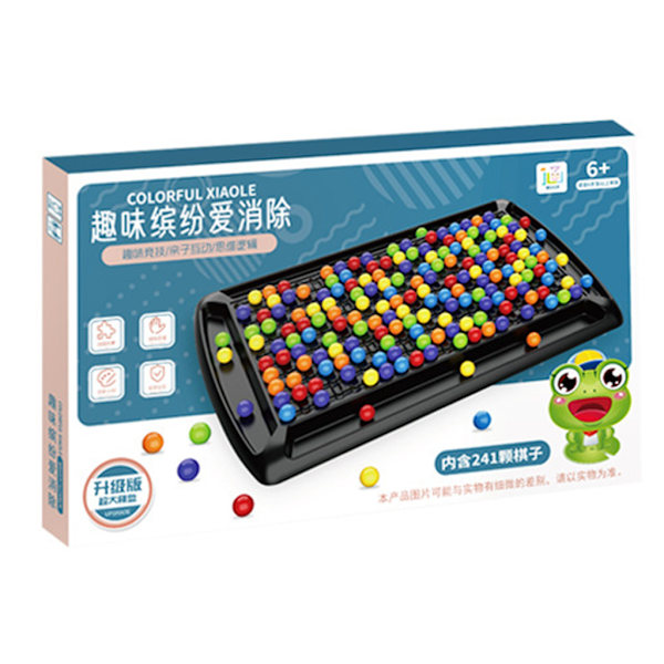 Pussel Magic Chess Brädspel Rainbow Ball Set Elimineringsträning Färgglad interaktiv sticksåg Pedagogiska leksaker