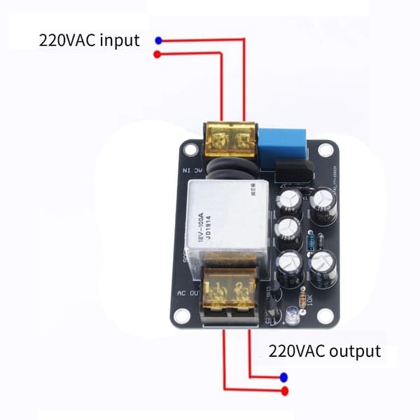 Effektkontrollmodul 2400W 100A Reläer För Maskiner Hushållsapparater