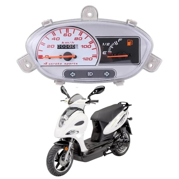 Vanntett speedometer odometer måler for JOG 100 125CC scootere moderne design