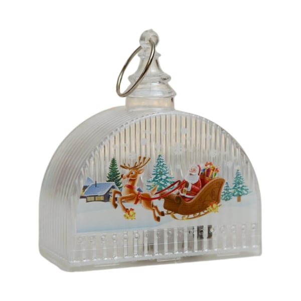 Juledekorasjonslys Vindushengende Ornament Lys Dekor Juletre Anheng Sjarm Hjemmefest Dekor