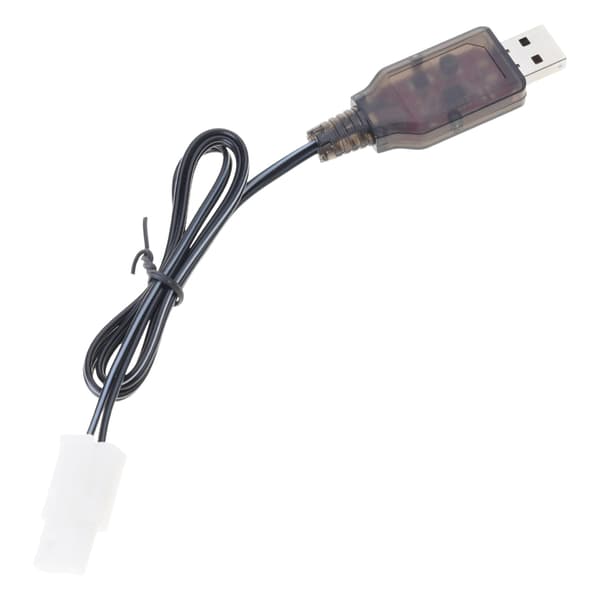 Holdbarhed L6.2-2P USB-ladekabel til 7.2V RCVehicles DC5V2A1A Input
