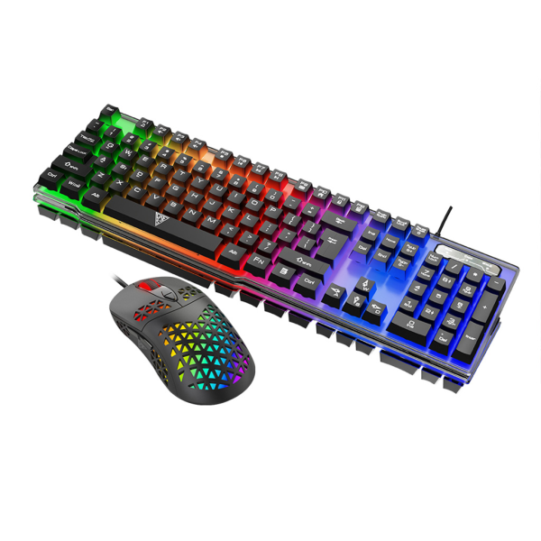Mekaniskt Trådbundet 104 Tangenters Tangentbord Portabel Mus Kompakt Ergonomisk Elegant Design för Windows Dator Stationär PC 3200dpi