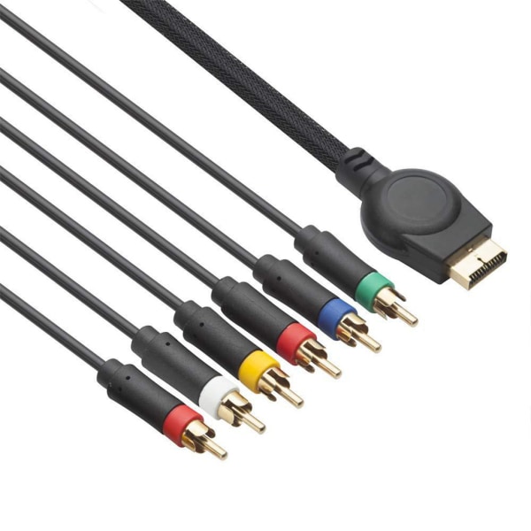 Multikomponent Hdlink-AV-kabel för PS3, för PS2, 1,8 m, 6 fot, spel, tillbehör