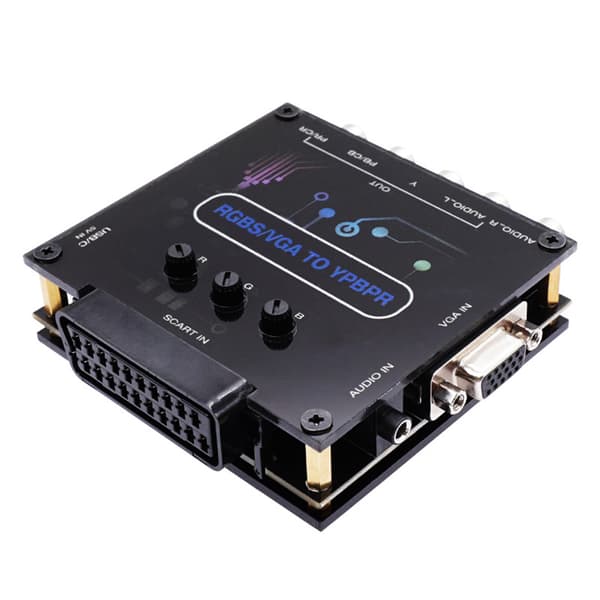 RGBS til YPBPR SCART til YPBPR VGA til YPBPR RGBS til komponentkonverter