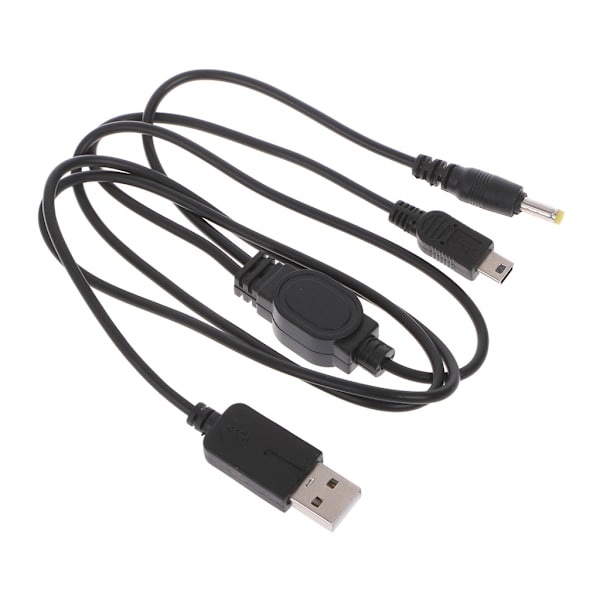 2 i 1 USB laddarkabel för PSP 1000 2000 3000 Laddningsöverföringsdatakabel för PSP 2000 power