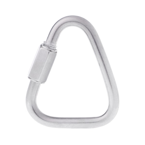 Rostfritt stål solid för triangelanslutning Ring Meilong lås för triangellås för klättring campingutrustning 6.0*56*47