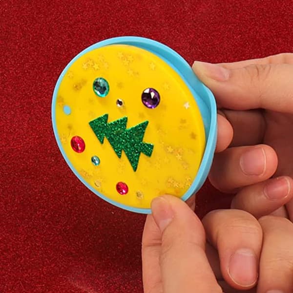 5 stk. runde nøglering silikoneforme cirkel charm epoxyharpiksforme ornament