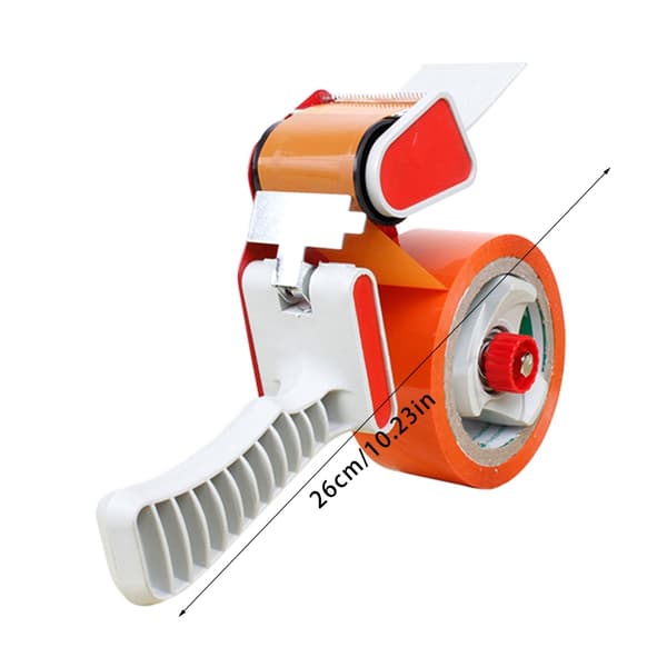 Rulltejpshållare 5 cm bred packtejpdispenser tejpklippverktyg