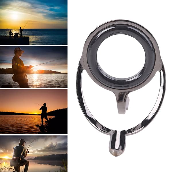 Fiske Solid Rings Stål Havsfiske Drag Anslutningar Jigging Rings Lekare