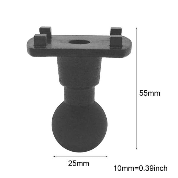 25 mm gummikugle 4-huls plademonteringsadapter tilbehør