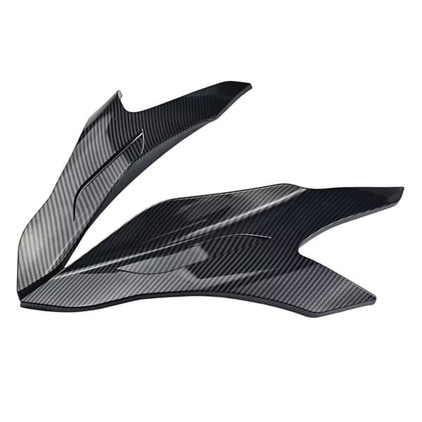 1 Par Sidokåpa Panel Dynamisk Vinge Kit Kåpa Aerodynamiska Winglets Black