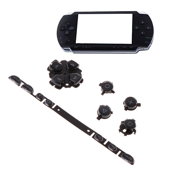 Ny kontroll Vänster Höger Hem Start Knappsats Set Buttons Kit Ersättning för PSP1000