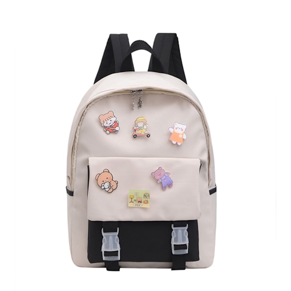 Harajuku Laptop Ryggsäck Stor Skolväska Flicka Rese Ryggsäck Nylon Mode Dam Fritidsväska för Kvinnor
