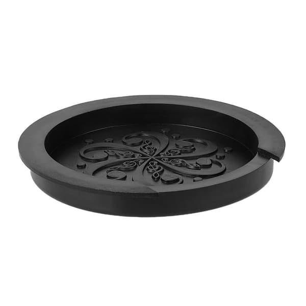 Silikon akustisk gitarr cover Svag ljudbuffertplugg Gitarrtillbehör Black