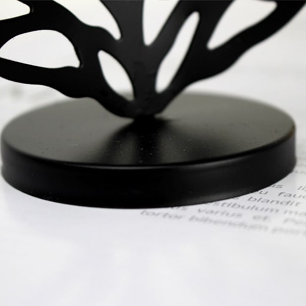 Nordic Ljusstake Smidesjärn Ljusstake Creative Leaf Kandelaber Desktop Ornament Vardagsrum Sovrum Restaurang Gold A