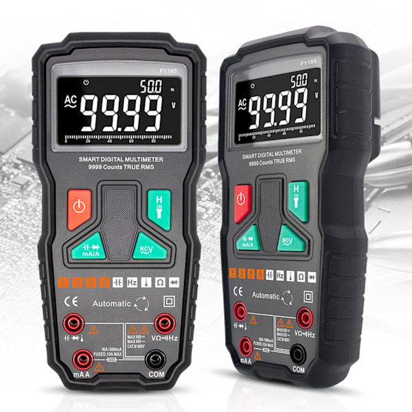 Högprecisionsmultimeter digital handhållen automatisk AC för DC-spänningsström M