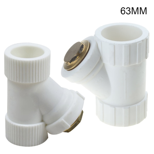 Y-typ Sil Filter Vattenrörkopplingar Värmetillbehör 20/25/32/40/50/63mm Typ Y PP Filter Vattenrörledning 32