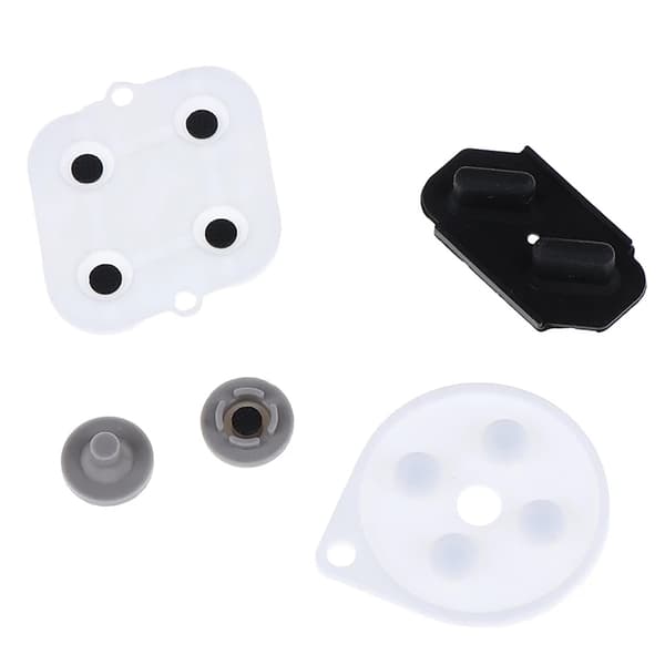 2 sæt ledende gummi silikonepude controller reparationsdel